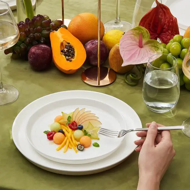 Alt view image 4 of 7 - 24-Piece 6.7-Inch Salad Forks, 18/10 Stainless Steel Dessert Forks | Small Forks Silverware Set, Mirror Finish, Dishwasher Safe, Ideal for Salads, Desserts, Fruits & Appetizers, Everyday Dining