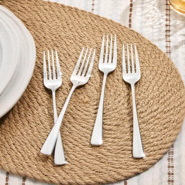 Alt view image 3 of 7 - KINGSTONE 24 Piece Salad Forks Set, 18/10 Stainless Steel Forks | 6.9 Inch, Mirror Polished, Dishwasher Safe, Rust Resistant, for Home Kitchen, Weddings, Parties, Restaurants & Gift