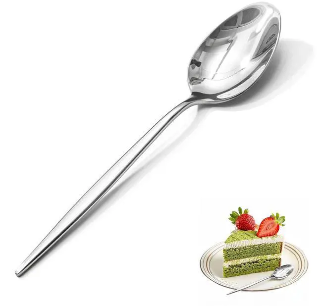 Main image of KINGSTONE 16-Piece Teaspoon Set, 18/10 Stainless Steel Dessert Spoons | Mirror Polished, Dishwasher Safe, 6.86-inch, for Home Kitchen, Cafes, Weddings and Gift