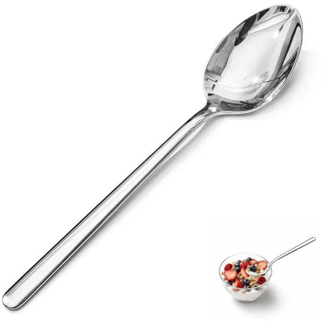 Main image of 24-Piece Teaspoons Set, 6.9-Inch 18/10 Stainless Steel Small Dessert Spoons | Silverware, Mirror Finish, Dishwasher Safe, Ideal for Tea, Coffee, Dessert, Yogurt, Home Kitchen & Hotel Restaurant