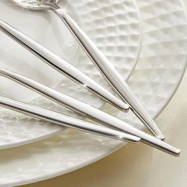 Alt view image 5 of 7 - KINGSTONE 24-Piece Dinner Spoon Set, 8.2" Premium 18/10 Stainless Steel | Tablespoons Silverware, Food Grade Serving Spoons for Home and Kitchen, Restaurant Wedding, Mirror Finish & Dishwasher Safe