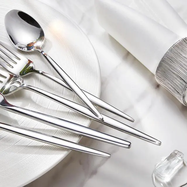 Alt view image 4 of 7 - KINGSTONE 24-Piece Salad Fork Set,18/10 Stainless Steel Dessert Forks | Mirror Polished,Dishwasher Safe,7-inch,for Home Kitchen,Weddings,Restaurant and Gift