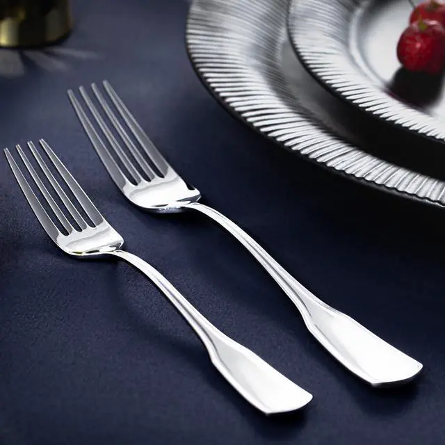Alt view image 4 of 7 - KINGSTONE 30 Piece Silverware Set for 6, 18/10 Stainless Steel | 18/10 Stainless Steel, Mirror Polished, Dishwasher Safe, for Family Meals & Parties