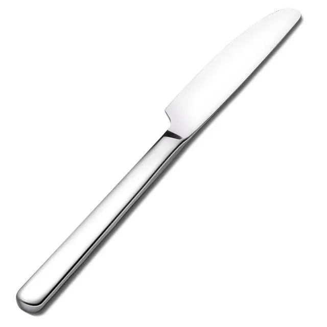 Alt view image 3 of 7 - KINGSTONE 8 Inch 18/10 Stainless Steel Spoon Dinner Spoons Set of 12 and 8.9-Inch Dinner Knives Set of 12, Spoons and Dinner Knives for Home, Kitchen, Weddings, Parties or Restaurant, Dishwasher Safe