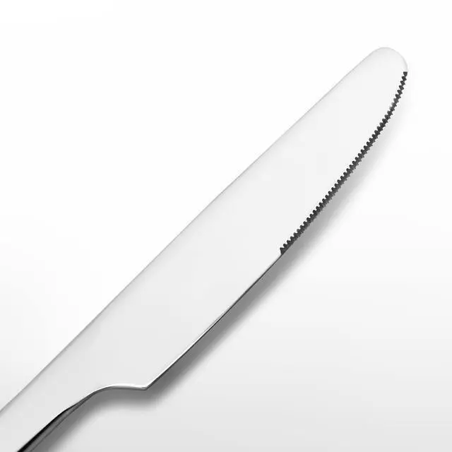 Alt view image 2 of 7 - KINGSTONE Stainless Steel Dinner Knives Set of 4, 8.9-Inch Shiny Mirror Dinner Knife with Clean Design, Heavy Duty Butter Knife, Sharp Table Knives for Home Kitchen, Restaurant Use (Pack of 3)