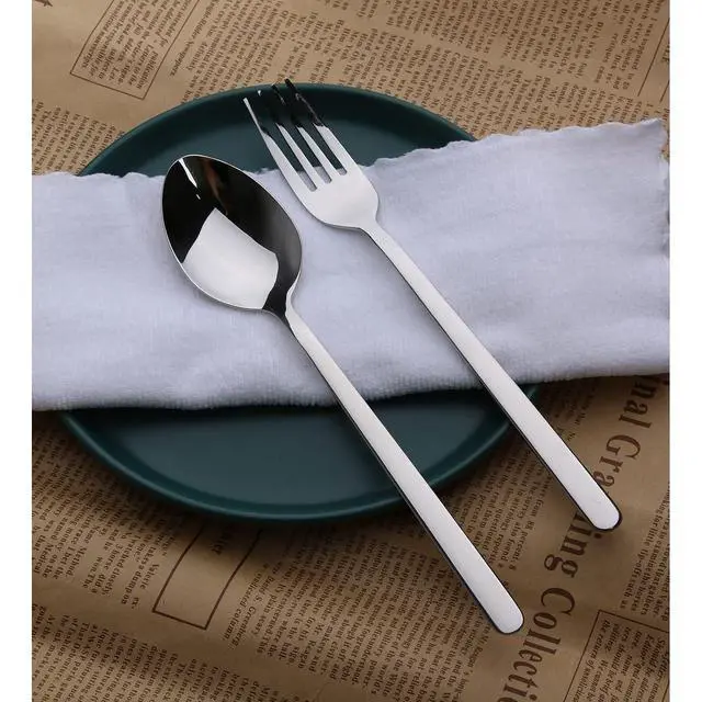 Alt view image 7 of 7 - KINGSTONE Dinner Forks Set of 16, 8-Inch 18/10 Stainless Steel Forks Cutlery Silverware Forks for Home, Kitchen & Restaurant, Dishwasher Safe (Dinner Forks Set, 16-Piece) (Pack of 2)
