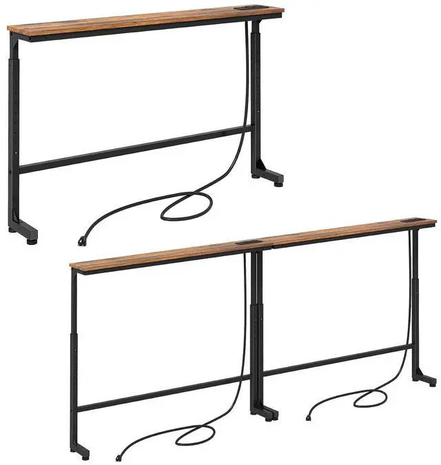 Main image of Kitstorack 3-Pack Adjustable Height Tables with Outlets