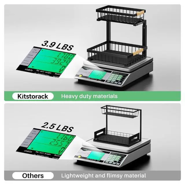 Alt view image 3 of 7 - Kitstorack 2 Pack Under Sink Organizer+ 1Pack Under Sink Organizer