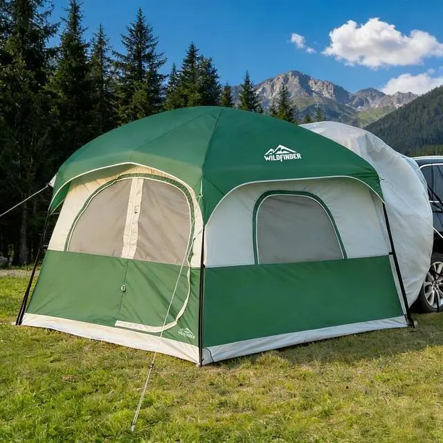 Main image of WildFinder SUV Tent, Car Tents for Camping, Universal SUV Tailgate Tent | 10x9ft Large, PU3000 Waterproof, Camping Tent Universal Compatible with SUV, CUV, Easy Setup Standalone Shelter for Outdoor