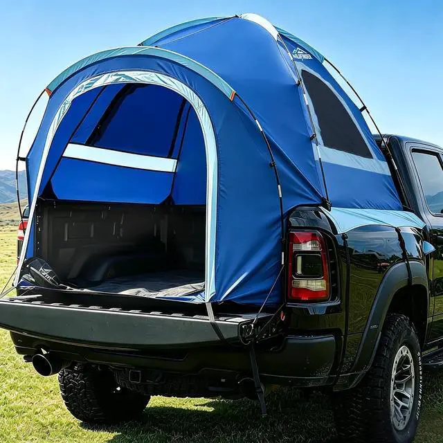 Main image of WildFinder Truck Bed Tent, Pickup Truck Tents for Camping 5.5-6.0 Ft Bed | Waterproof PU3000mm Tent for Truck Bed, Heavy Duty Oxford Fabric Sleeping Truck Tent for Car Camping, Overlanding, Blue