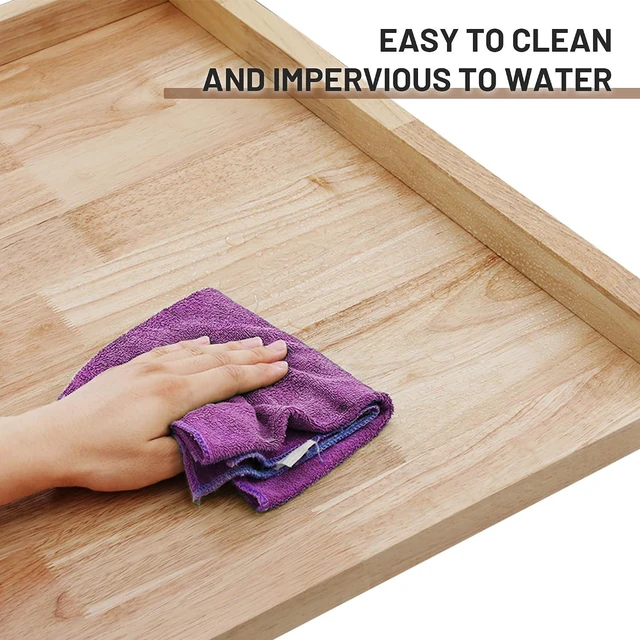 Alt view image 6 of 7 - Murago Washer Dryer Countertop, Countertop Over Washer and Dryer, Natural | 100% Natural Wood, Laundry Machine Topper for Front Loaders, Fits All Major Brands, Anti Vibration Pads, 54 x 27.5"