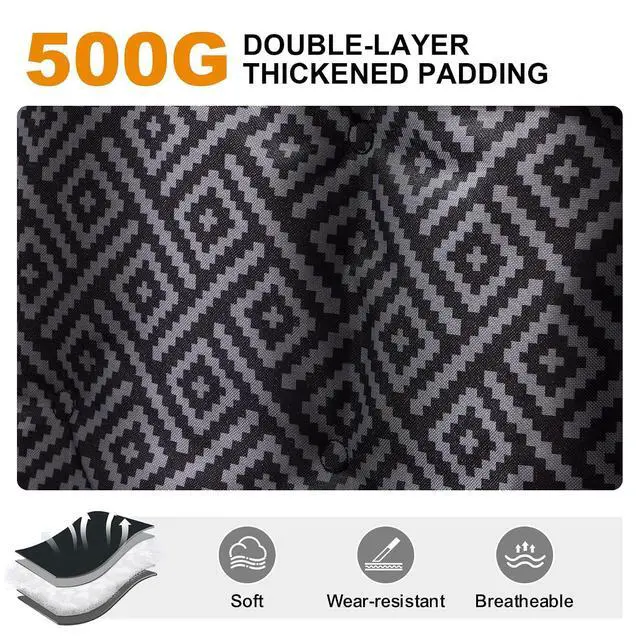 Alt view image 6 of 7 - High Back Double Camping Chair Padded Folding Loveseat with Adjustable Pillows Heavy Duty 2 Person Camping Lawn Chairs for Adults with Cup Holders & Wine Racks for Outdoor Sports Beach Fishing
