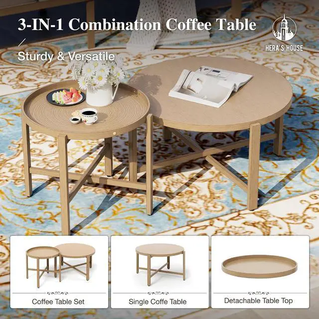 Alt view image 6 of 7 - HERA'S HOUSE 5-Piece Metal Patio Conversation Set | 2 Fixed Chairs, 1 3-Seat Sofa, Coffee Table, All-Weather, For Garden, Deck, Backyard