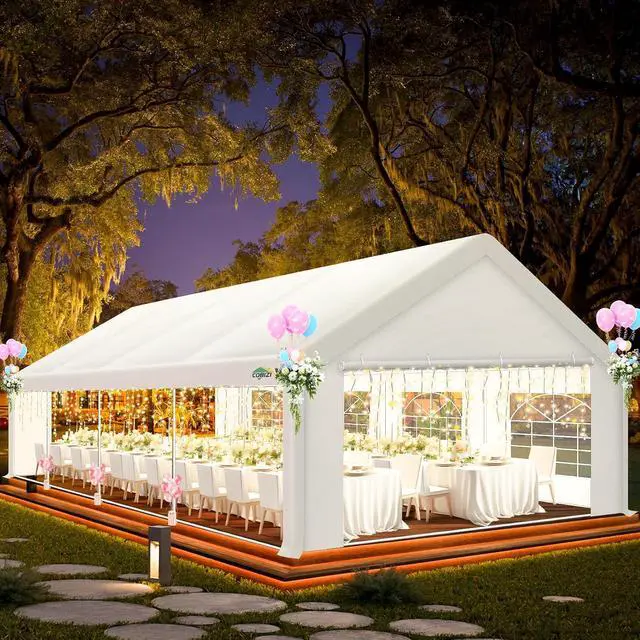 Alt view image 7 of 7 - 20x30 FT Party Tent Heavy Duty Large Outdoor Event Tents for Parties