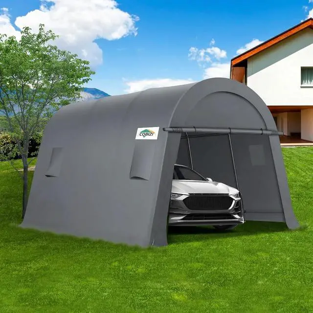 Alt view image 2 of 7 - Carport Canopy 10x15 Heavy Duty Portable Garage