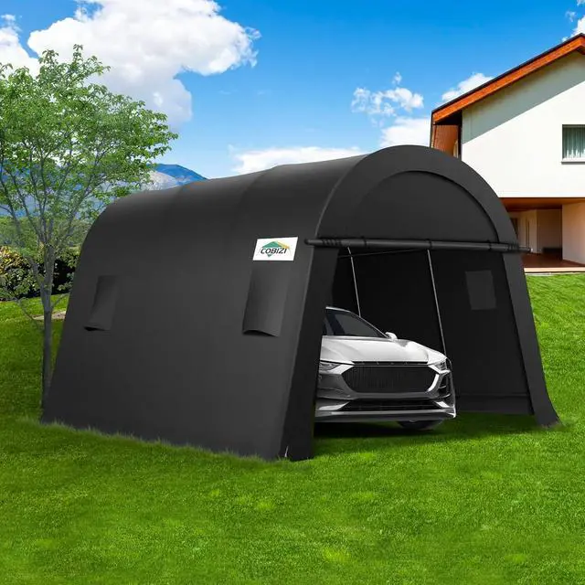 Alt view image 5 of 7 - 10x15 Carport Canopy Heavy Duty Portable Garage Tent