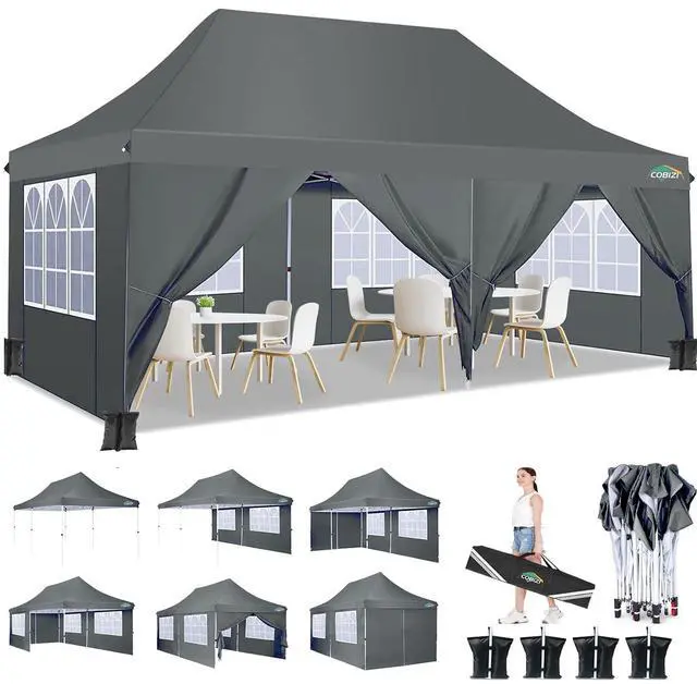 Main image of 10x20 Pop up Canopy Party Tent,Carry Bag, Portable Instant Gazebo