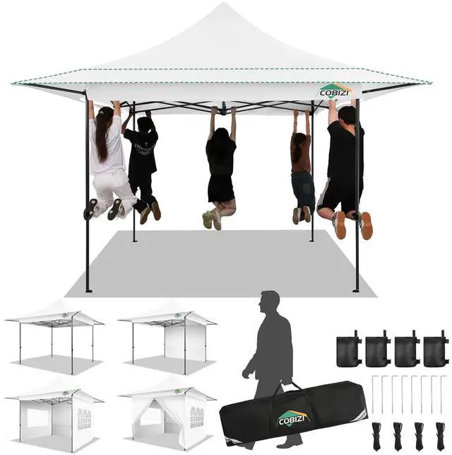 Main image of 13x13 Heavy Duty Pop-Up Canopy w/4 Walls, Commercial Outdoor Tent