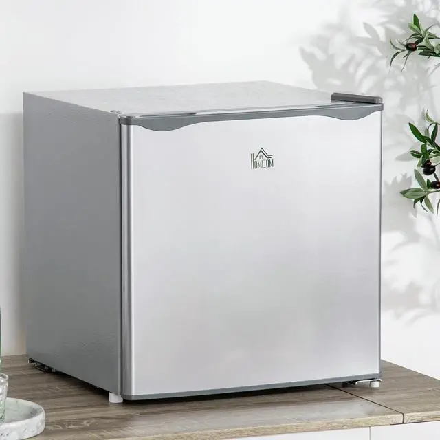 Alt view image 2 of 7 - Mini Freezer Countertop Compact Upright Freezer 1.1 Cu.Ft Gray | Removable Shelves, Reversible Door, Tabletop, Home, Dorm, Apartment, Office