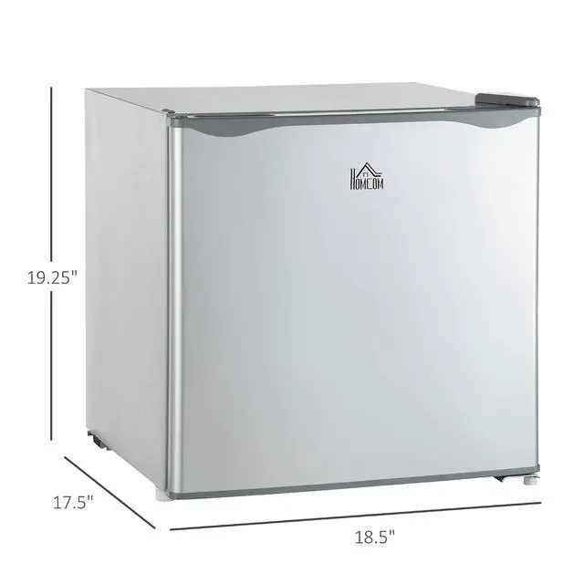 Alt view image 7 of 7 - Mini Freezer Countertop Compact Upright Freezer 1.1 Cu.Ft Gray | Removable Shelves, Reversible Door, Tabletop, Home, Dorm, Apartment, Office