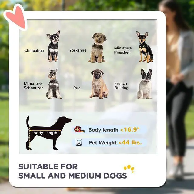 Alt view image 4 of 7 - PawHut 3 Wheels Pet Stroller Foldable Jogger for Medium Dogs Dark Green | Adjustable Canopy, Safety Tether, Cushion, Storage Basket, Portable for Meidum Dogs and Cats