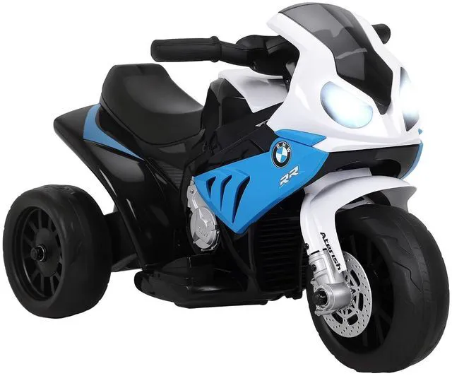 Main image of 6V Kids Electric Motorcycle Licensed BMW Toddler Motorcycle Blue | Music, Headlight, 3 Wheeled, Gift for Boys & Girls