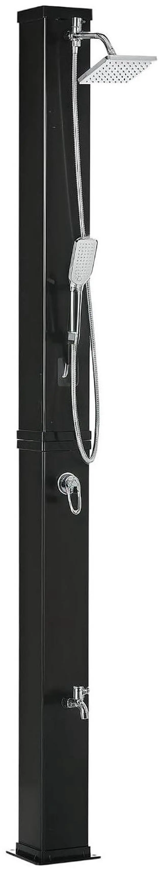 Main image of 10.6 Gallons Solar Heated Shower, Outdoor Shower, 7ft | Handheld Head, Temperature Adjustment, Foot Faucet, 2-Section, Backyard Poolside Beach Pool Spa