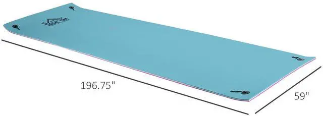 Alt view image 7 of 7 - 5' Floating Mat 3 Layer Lily Pad | Thick and Durable, Swimming Pool, Water Activities, Lake, Oceans