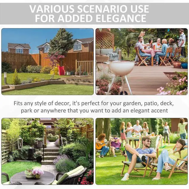 Alt view image 7 of 7 - 14" x 17" Ceramic Garden Stool Strong Glazed Material White | Double-Coin Knotted Ring Design, Decorative Outdoor Stool, Home Collection