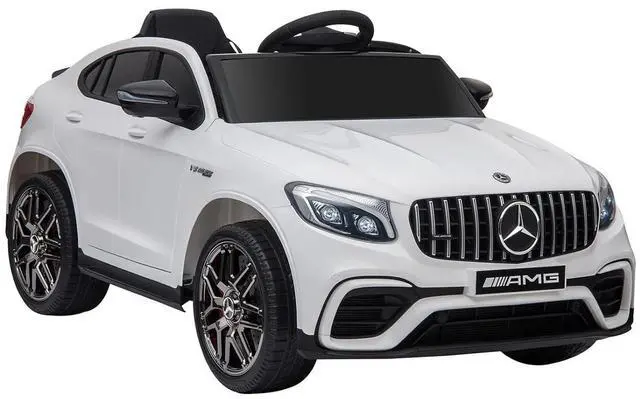 Main image of 12V Toddler Ride On Car Mercedes Benz AMG GLC63S Coupe 2 Speed White | Remote Control, Electric Car, MP3 Player, Light, Horn, Songs, Suspension