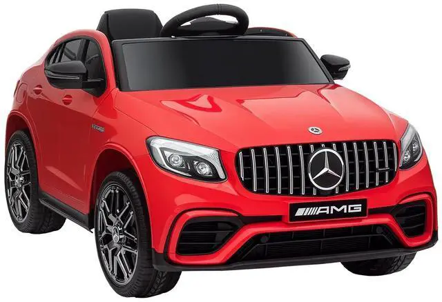 Main image of 12V Toddler Ride On Car Mercedes Benz AMG GLC63S Coupe 2 Speed Red | Remote Control, Electric Car, MP3 Player, Light, Horn, Songs, Suspension