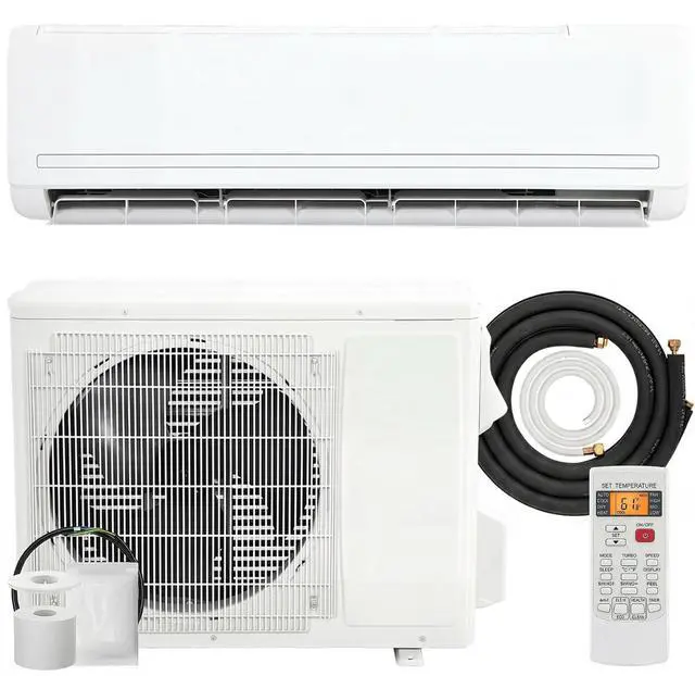 Main image of 24000 BTU Mini Split AC/Heating System, 19 SEER2, 230V Heat Pump | Inverter, Energy Efficient Ductless, Air Conditioner, Cools up to 1500 Sq. Ft., Complete Installation Kit