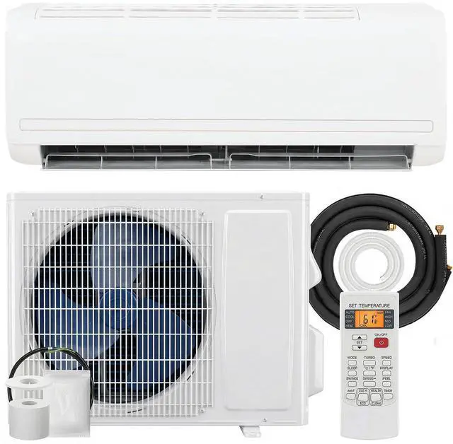 Main image of 12000 BTU Mini Split AC/Heating System, 22 SEER2, 115V Heat Pump | Inverter, Energy Efficient Ductless Air Conditioner, Cools up to 750 Sq. Ft., Complete Installation Kit
