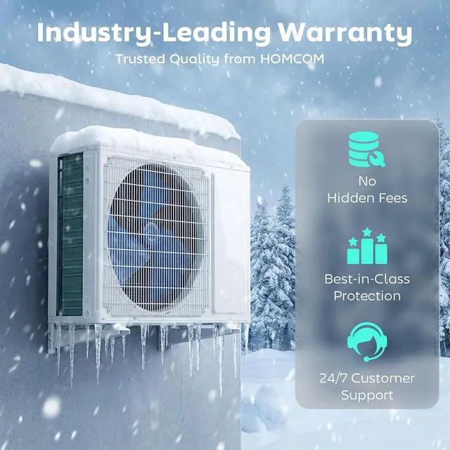 Alt view image 7 of 7 - 12000 BTU Mini Split AC/Heating System, 22 SEER2, 115V Heat Pump | Inverter, Energy Efficient Ductless Air Conditioner, Cools up to 750 Sq. Ft., Complete Installation Kit