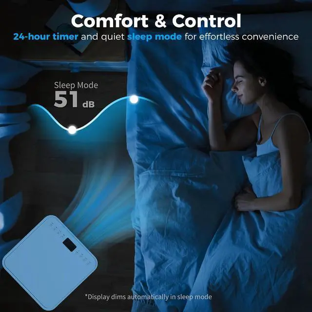 Alt view image 6 of 7 - 10000 BTU Mobile Portable Air Conditioner for 441 Sq.Ft. White | 4-in-1 AC Unit, Cooling, Dehumidifier, Fan, Sleep Mode, Remote, 24H Timer, LED Display, Window Kit