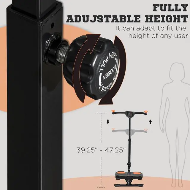 Alt view image 3 of 7 - Foldable Ab Twister Board Screen Twist Shape Abs Trainer | Showing Time, Calories, Waist Trimming, Women Men, Core Fitness Training, Ab Butt Workout