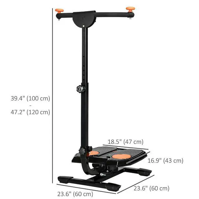 Alt view image 7 of 7 - Foldable Ab Twister Board Screen Twist Shape Abs Trainer | Showing Time, Calories, Waist Trimming, Women Men, Core Fitness Training, Ab Butt Workout