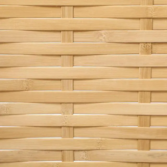 Alt view image 6 of 7 - 3 Panel Room Divider Bamboo Portable Folding, 5.5' Tall Natural | Privacy Screens, Hand-Woven Double Side, Partition Wall Dividers, for Home Office