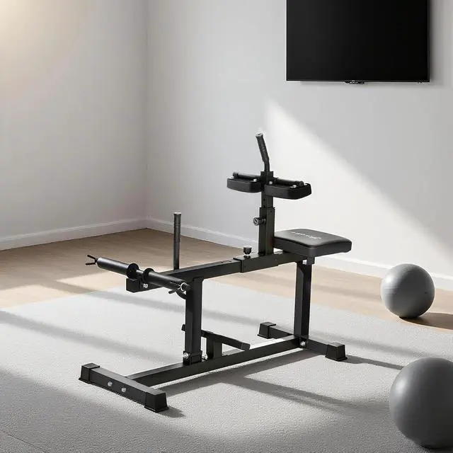 Alt view image 6 of 7 - Seated Calf Raise Machine for Home Gym Waist Arm Training | Adjustable Calf Machine Leg Extension