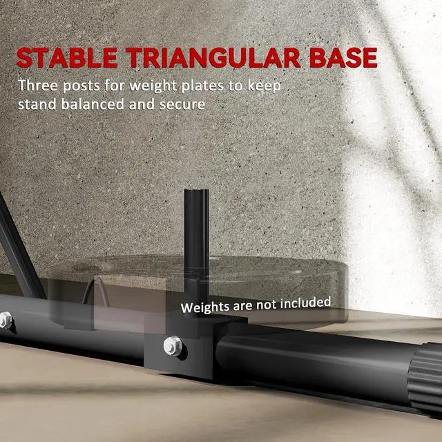 Alt view image 5 of 7 - Foldable Punch Bag Stand Height Adjustable | Weighted Base, Freestanding, Punching Stand Only, Home Gym
