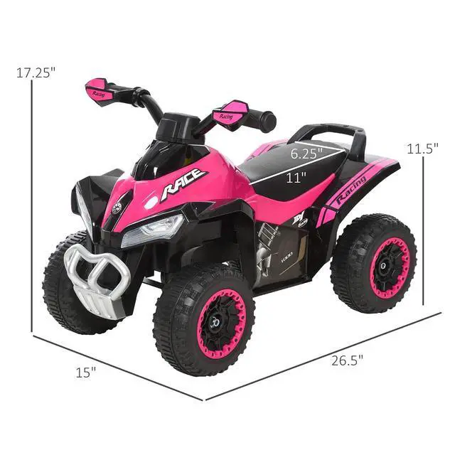 Alt view image 7 of 7 - NO Power Kids Ride On Push Car ATV for Toddlers 1.5-3 Years Old Pink | Foot-to-floor Sliding Car, Walking Toy, Music, Lights, Ride Racer