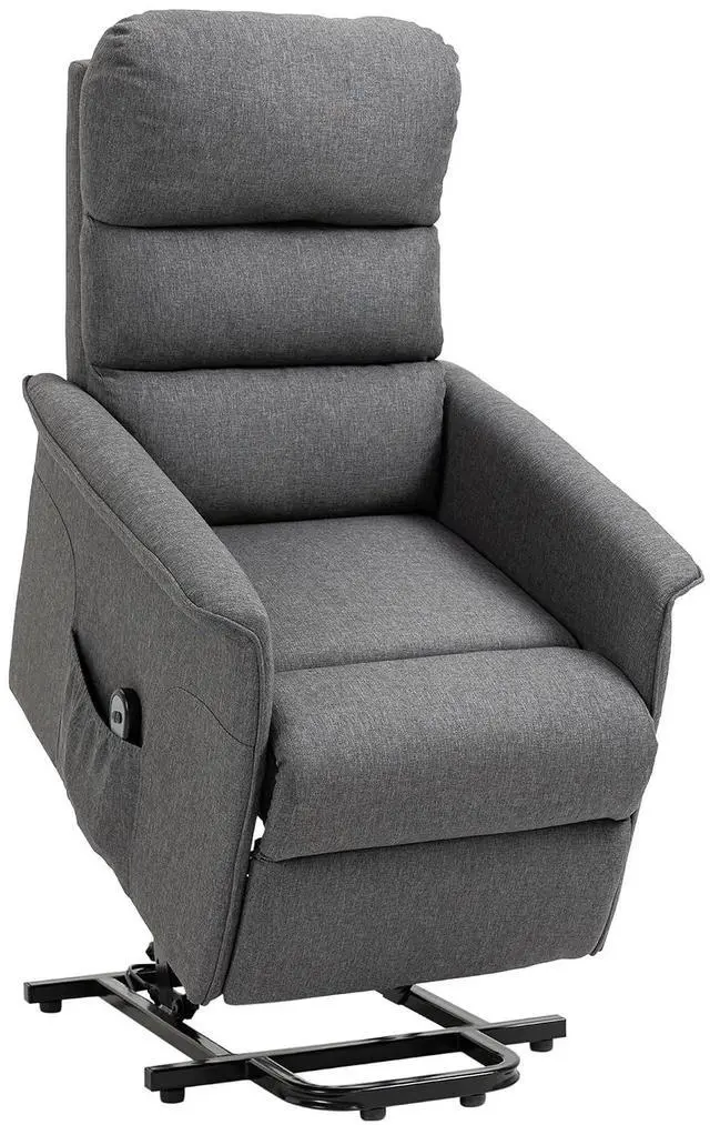 Main image of Power Lift Recliner Chair for Elderly, Easy Assembly, Gray
