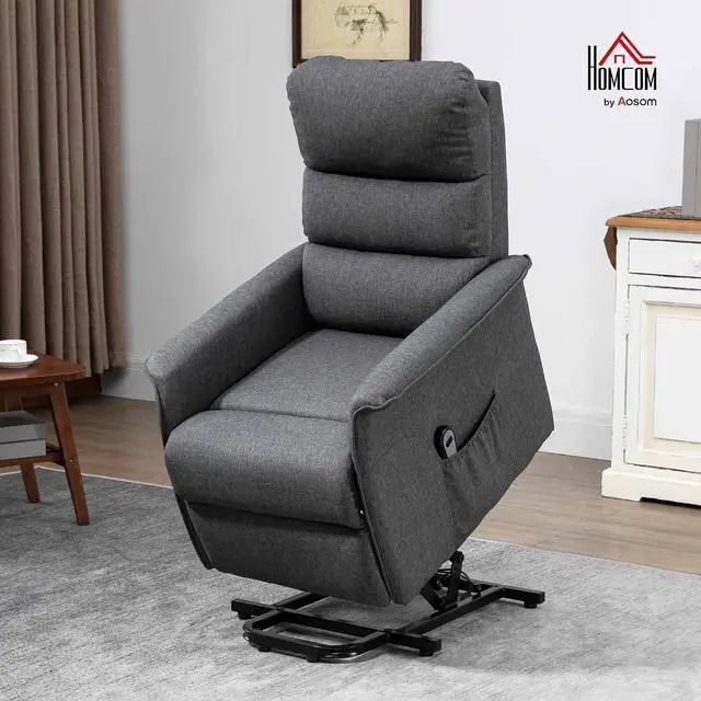 Alt view image 2 of 7 - Power Lift Recliner Chair for Elderly, Easy Assembly, Gray