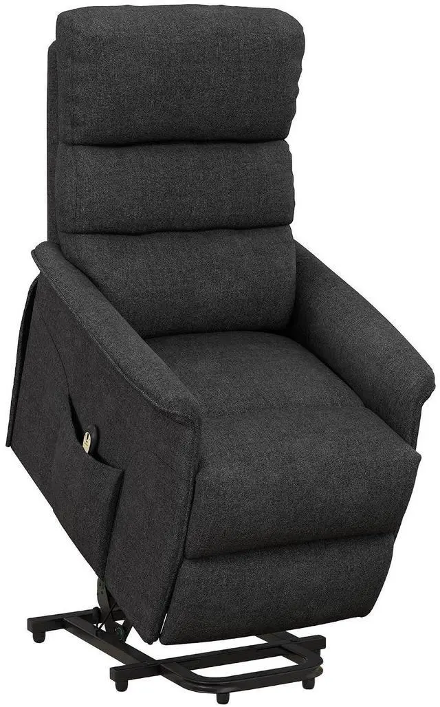 Main image of Power Lift Recliner Chair for Elderly, Easy Assembly, Black