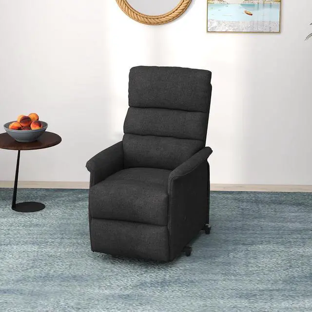 Alt view image 2 of 7 - Power Lift Recliner Chair for Elderly, Easy Assembly, Black