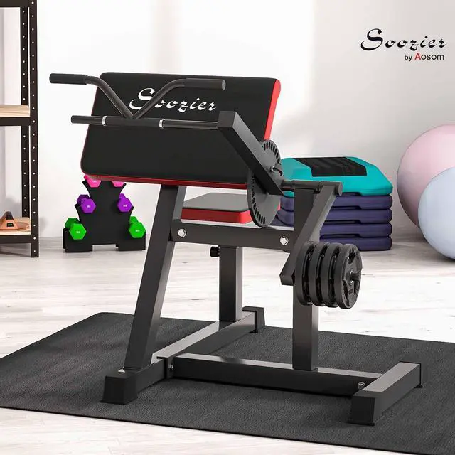 Alt view image 2 of 7 - 2-in-1 Bicep Preacher Curl Bench, Preacher Curl Machine