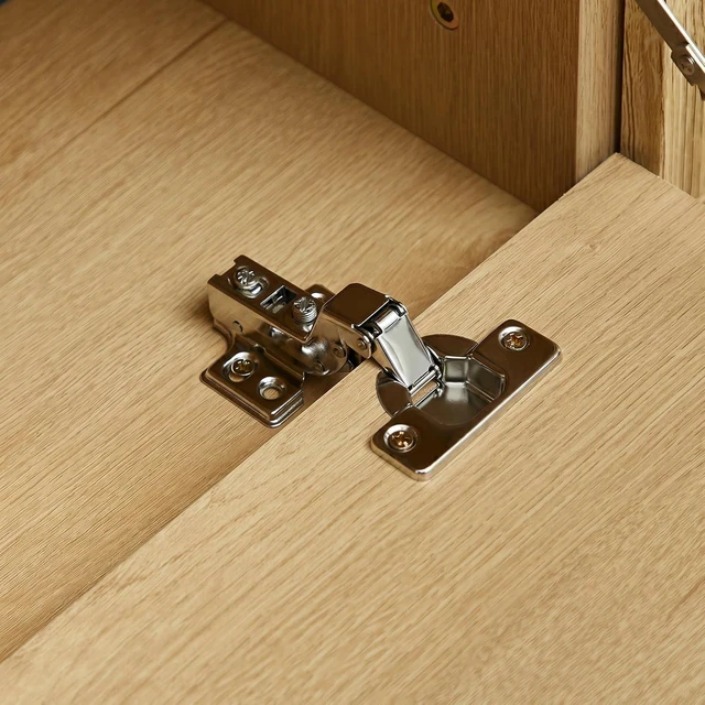 Alt view image 7 of 7 - Floating Fluted TV Stand with Storage Cabinet, Natural