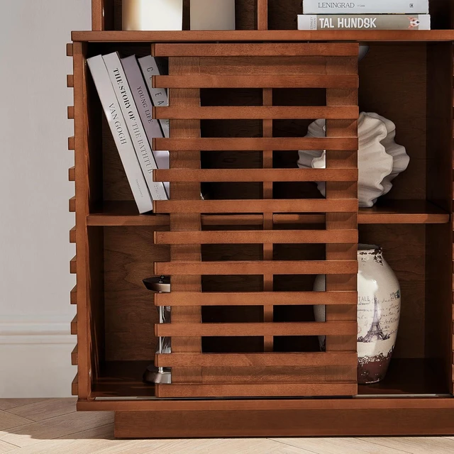 Alt view image 6 of 7 - Buffet Cabinet with Sliding Doors & Adjustable Shelf