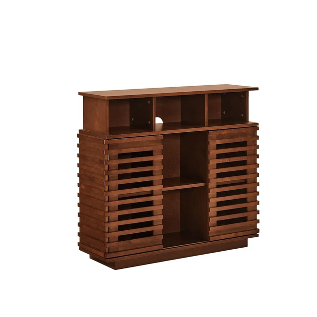 Alt view image 7 of 7 - Buffet Cabinet with Sliding Doors & Adjustable Shelf