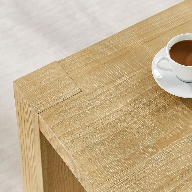 Alt view image 7 of 7 - 2 Tier Center Table with Storage Shelf, Natural